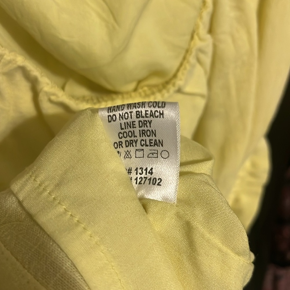 Bright Yellow Quarter Sleeve Dress w/ Open Back - NWOT - Picture 9 of 9
